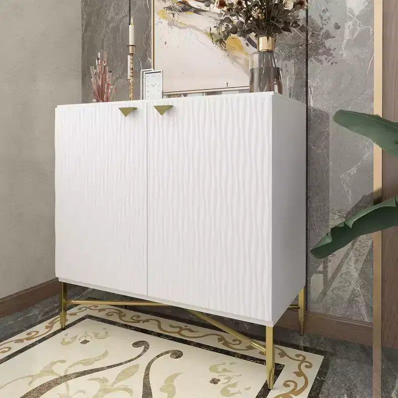 Meuble de rangement utilitaire autoportant CLIHOME en MDF de 40 cm (15,75 po) de largeur x 83,5 cm (32,87 po) de hauteur avec patin de nivellement réglable