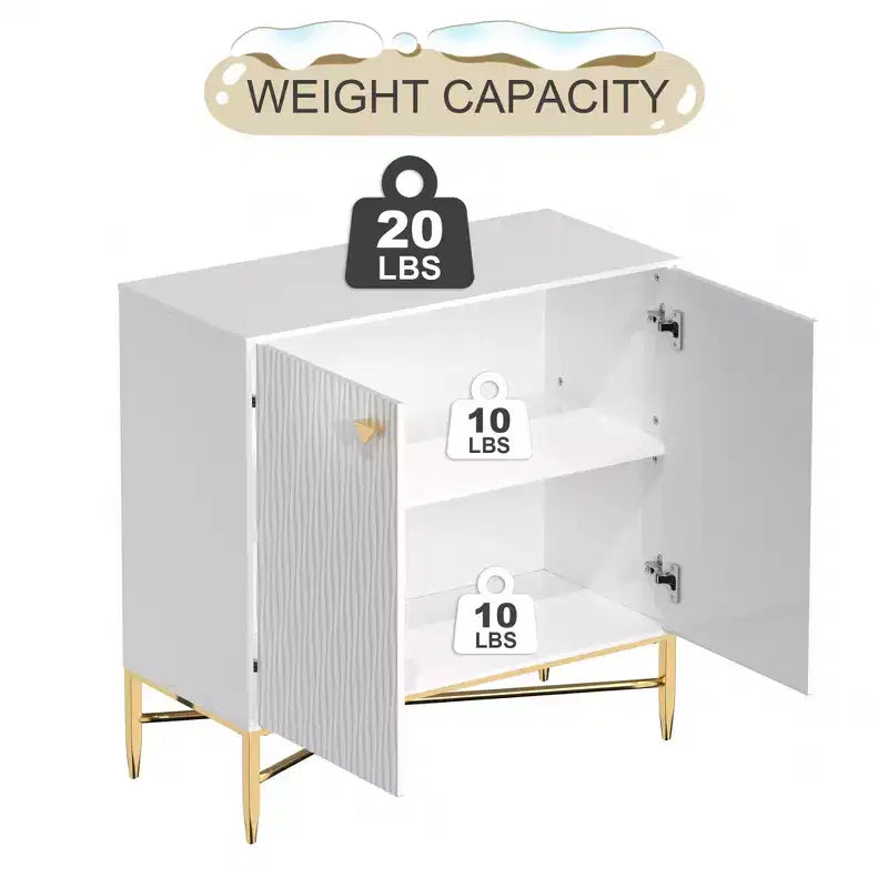 Meuble de rangement utilitaire autoportant CLIHOME en MDF de 40 cm (15,75 po) de largeur x 83,5 cm (32,87 po) de hauteur avec patin de nivellement réglable
