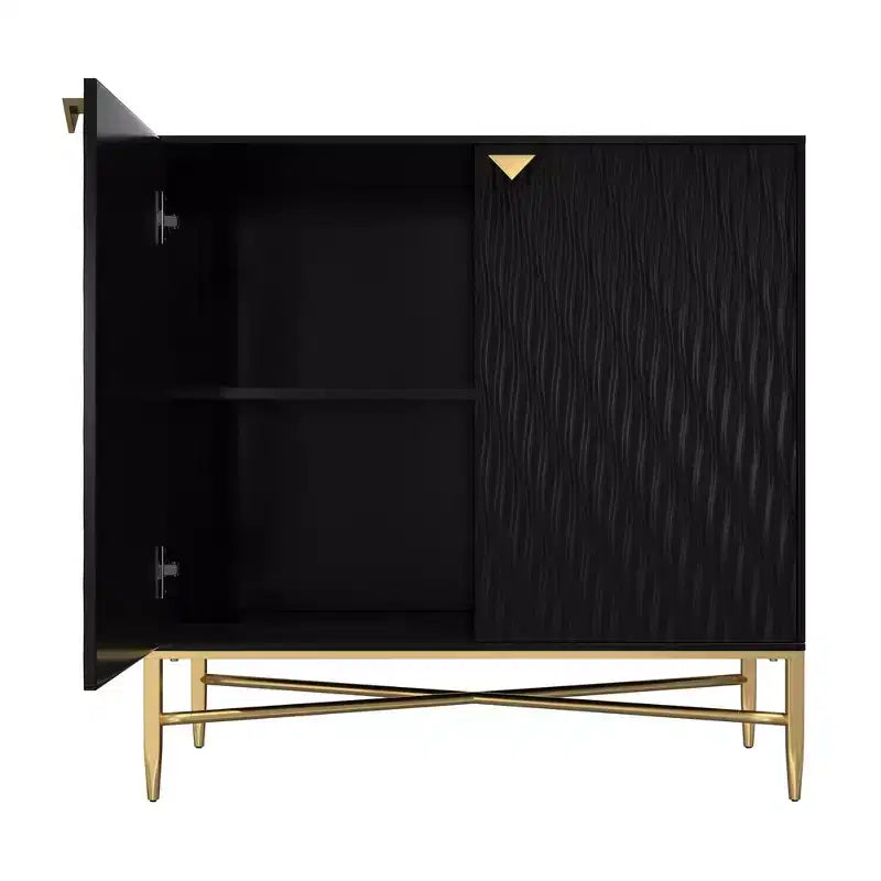 Meuble de rangement utilitaire autoportant CLIHOME en MDF de 40 cm (15,75 po) de largeur x 83,5 cm (32,87 po) de hauteur avec patin de nivellement réglable