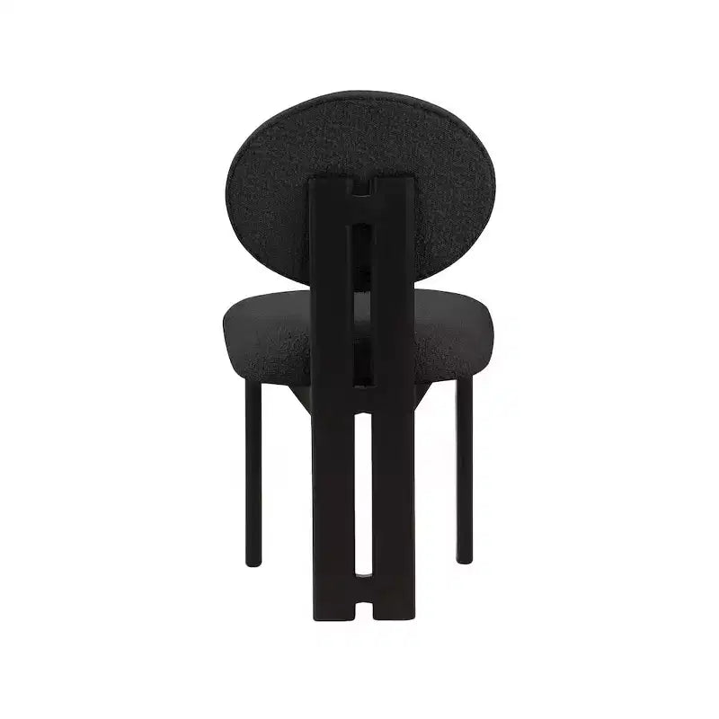 Meridian Furniture, Chaises de salle à manger en tissu bouclé Napa, Lot de 2