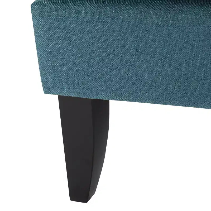 Fauteuil club contemporain GDFStudio Richardson en tissu rembourré avec clous décoratifs