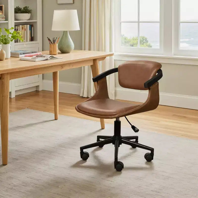 Chaise de bureau pivotante Art Leon