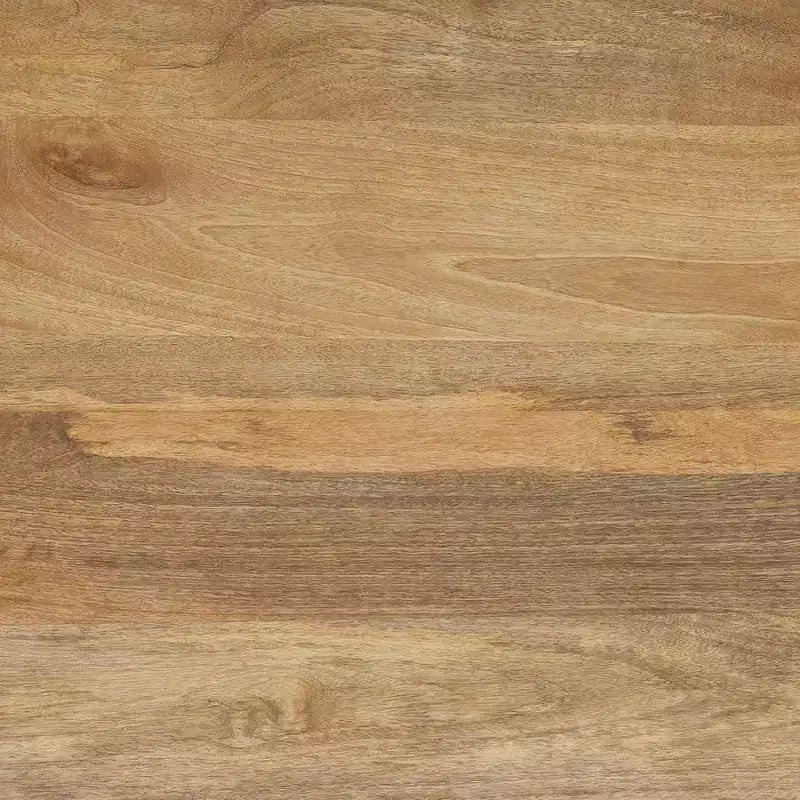 Table basse Royal Hampton 48 | Cadre noir en aluminium moulé fait main | Plateau en bois de manguier massif