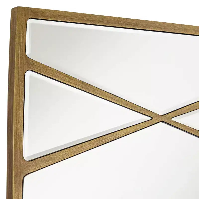 Miroir Mural Rectangulaire Uttermost Double Cross Or 23 1/4 x 42