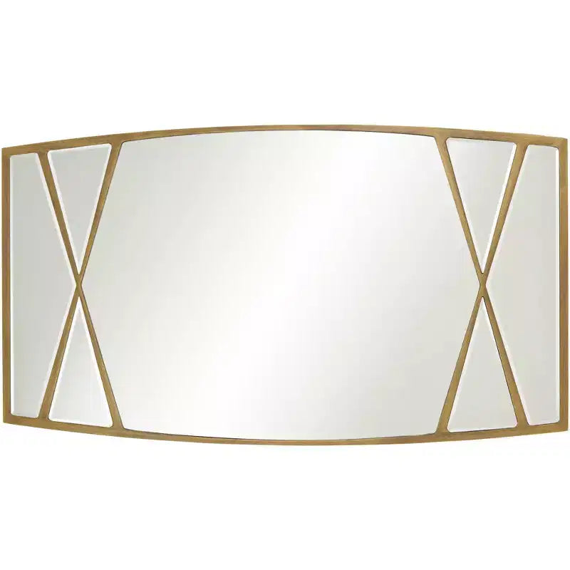 Miroir Mural Rectangulaire Uttermost Double Cross Or 23 1/4 x 42