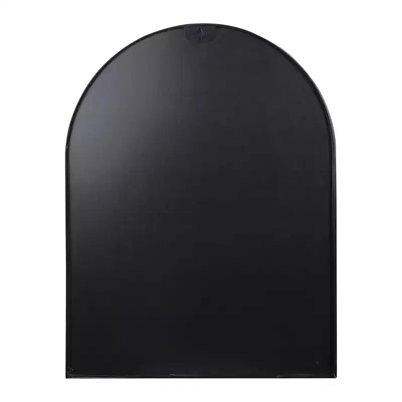 Miroir mural de salle de bain arqué Whisen 30x40 pouces, verre HD premium, cadre en aluminium brossé