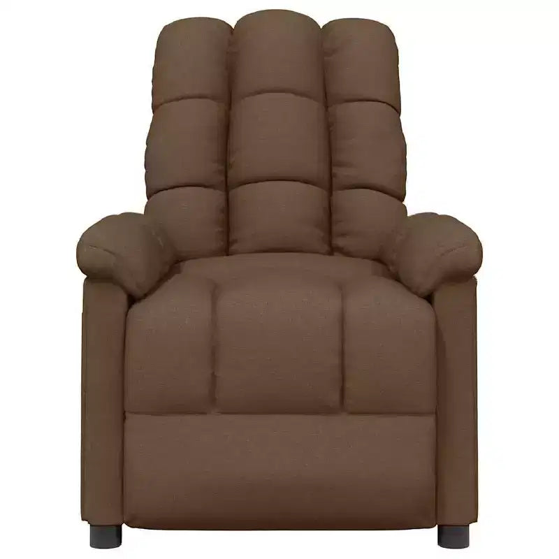 vidaXL Fauteuil inclinable de relaxation réglable et confortable en tissu pour cinéma maison