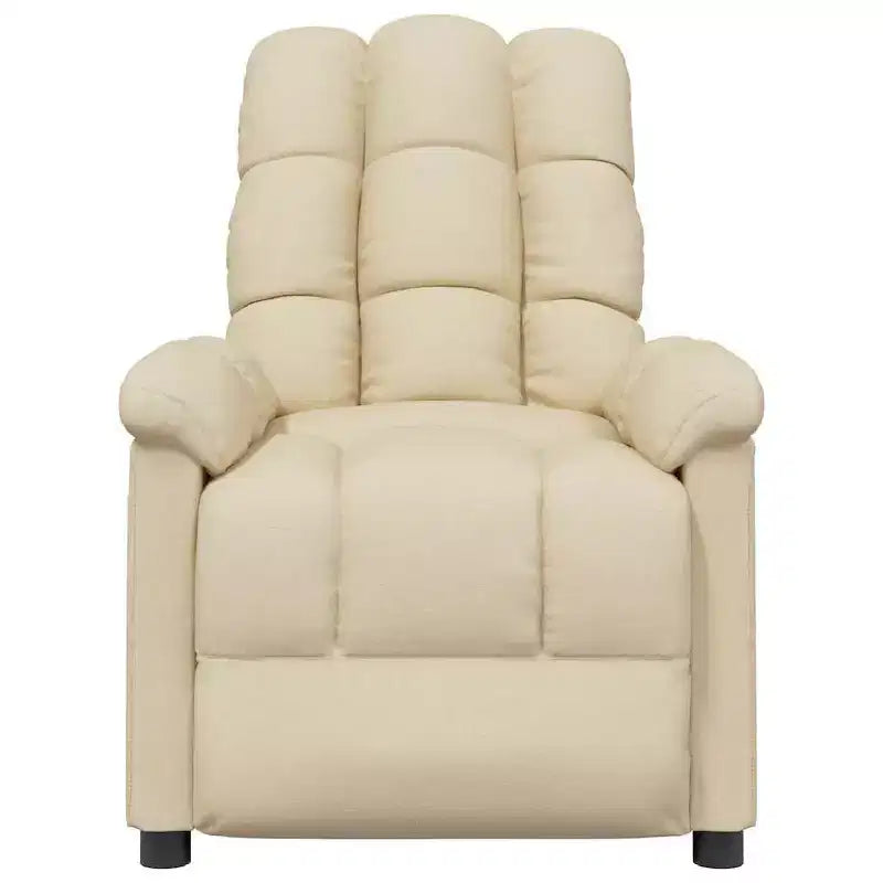 vidaXL Fauteuil inclinable de relaxation réglable et confortable en tissu pour cinéma maison