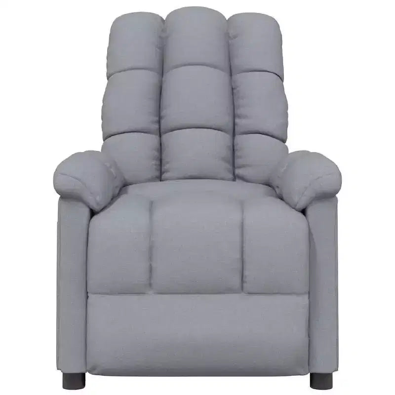 vidaXL Fauteuil inclinable de relaxation réglable et confortable en tissu pour cinéma maison