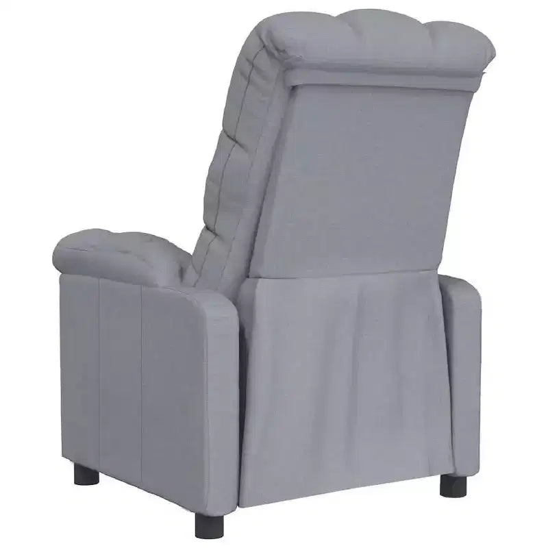 vidaXL Fauteuil inclinable de relaxation réglable et confortable en tissu pour cinéma maison