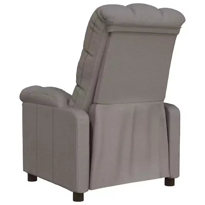 vidaXL Fauteuil inclinable de relaxation réglable et confortable en tissu pour cinéma maison
