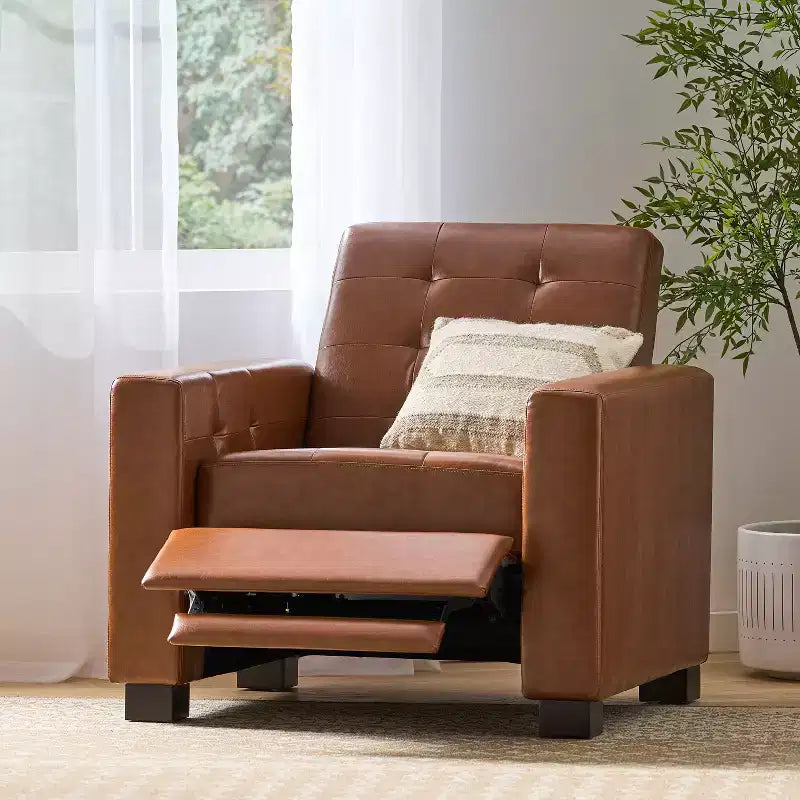 Fauteuil inclinable contemporain capitonné GDFStudio Langseth