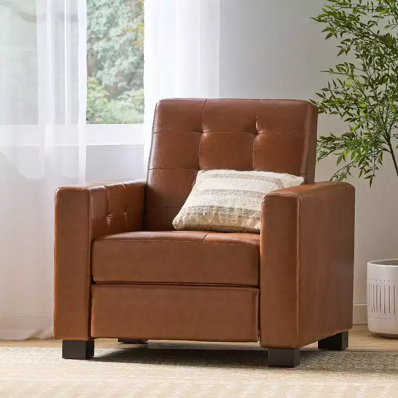 GDFStudio Langseth Contemporary Tufted Pushback Recliner
