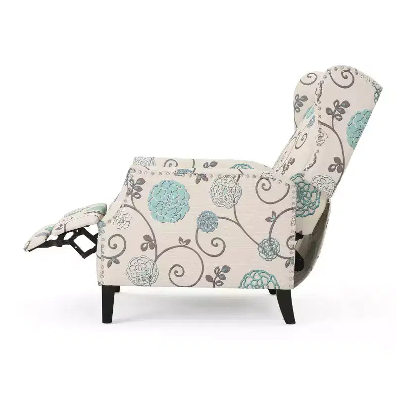 GDFStudio Weyland, fauteuil inclinable contemporain en tissu (lot de 2)