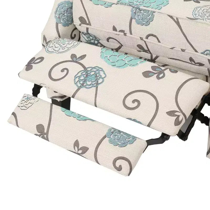 GDFStudio Weyland, fauteuil inclinable contemporain en tissu (lot de 2)