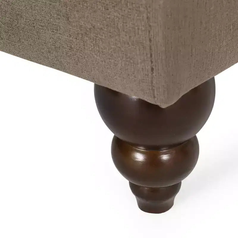 GDFStudio Hurford Canapé double capitonné contemporain en tissu avec coussins décoratifs