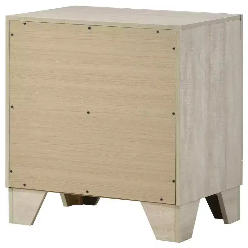 Coaster, Table de chevet à 2 tiroirs Trenton Crème Rustique