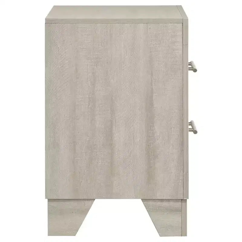 Coaster, Table de chevet à 2 tiroirs Trenton Crème Rustique