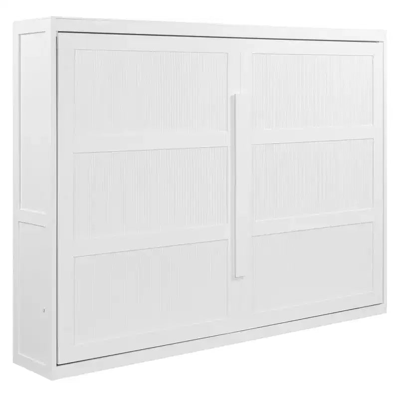 Lit escamotable Queen Size avec armoire, cadre de lit escamotable en bois avec commode, lit mural pliant pour chambre à coucher