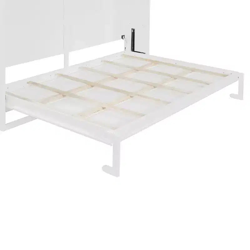 Lit escamotable Queen Size avec armoire, cadre de lit escamotable en bois avec commode, lit mural pliant pour chambre à coucher