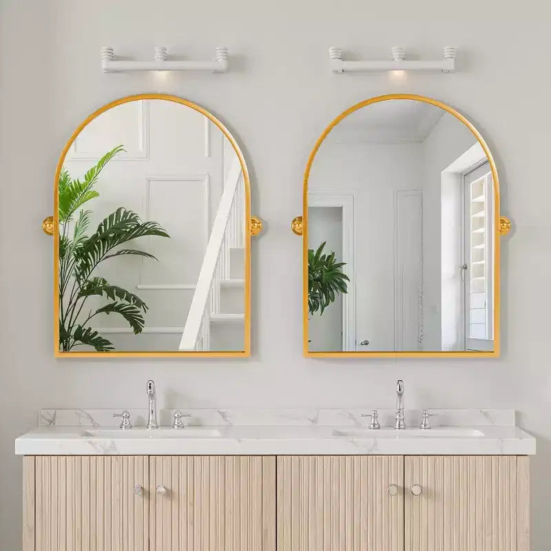 PexFix Miroir mural à carreaux avec cadre en fer, style ferme rustique élégant, pour salon, chambre, salle de bain, entrée