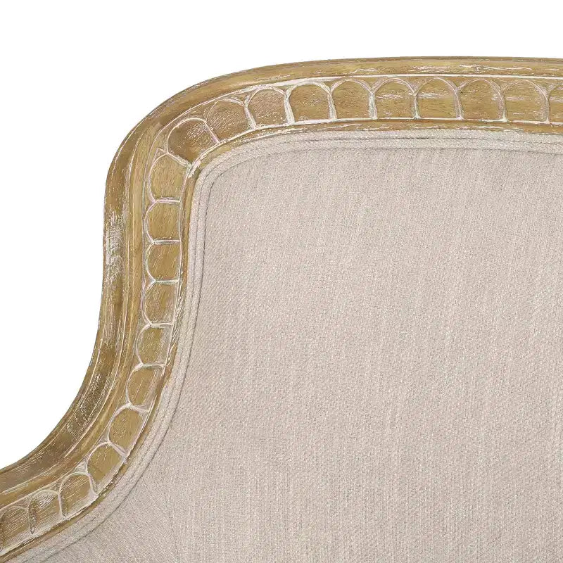 Fauteuil d'appoint rembourré, fauteuil club confortable avec cadre en bois d'hévéa vieilli - ModernLuxe