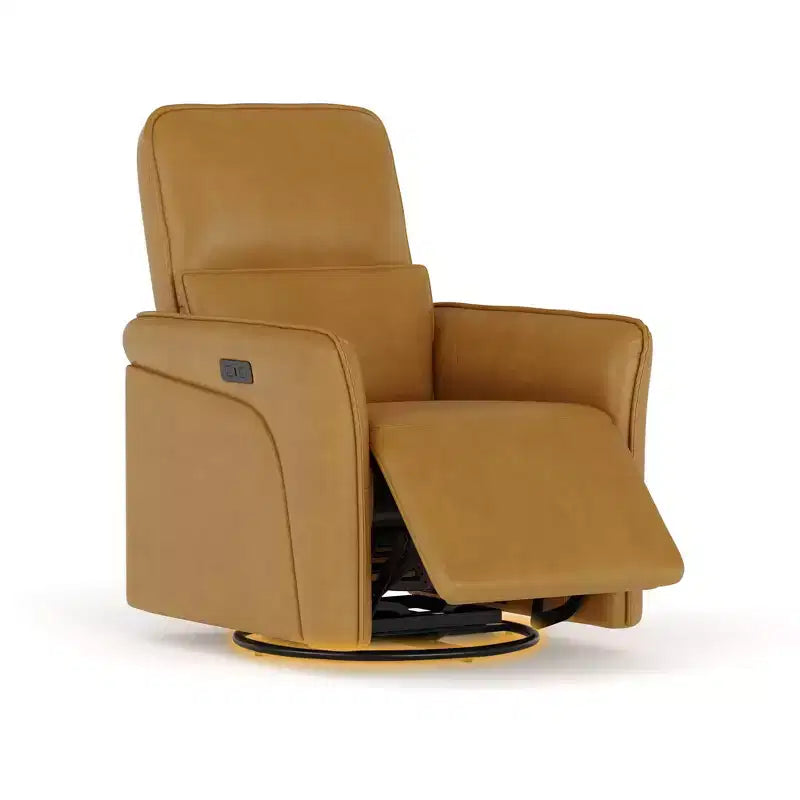Grand fauteuil inclinable électrique avec fonction massage et chauffage pour personnes âgées, 3 positions, 2 poches latérales et porte-gobelets, et ports USB