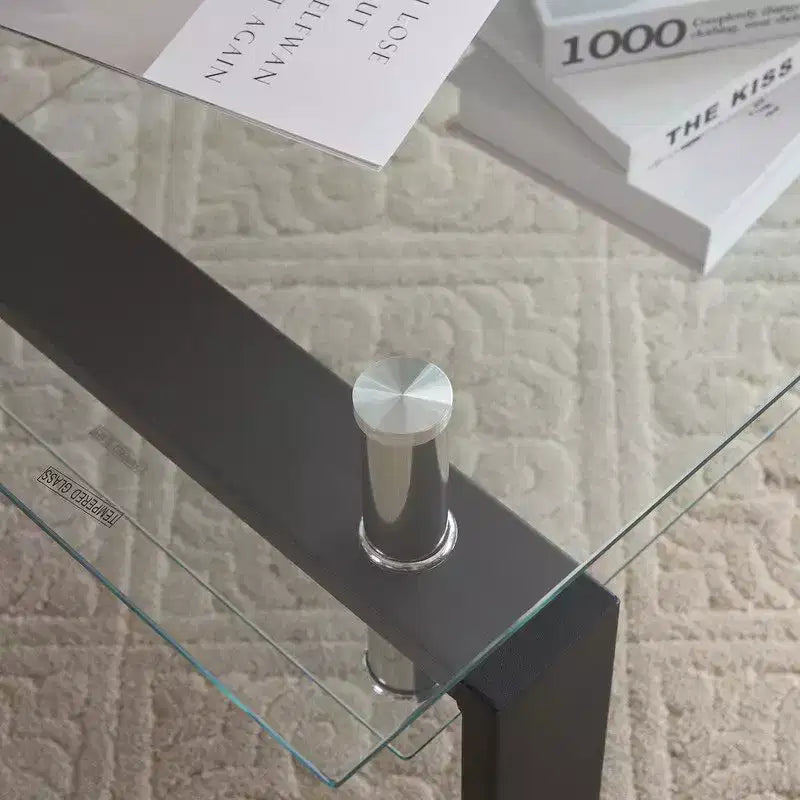 Table basse en verre Aubai