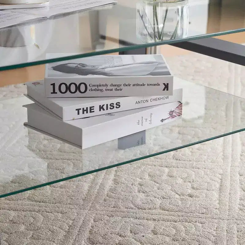 Table basse en verre Aubai