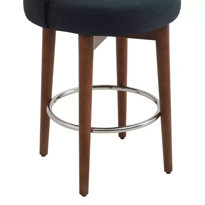 Spruce&Spring Lot de 2 tabourets de bar pivotants de 66 cm (hauteur comptoir)