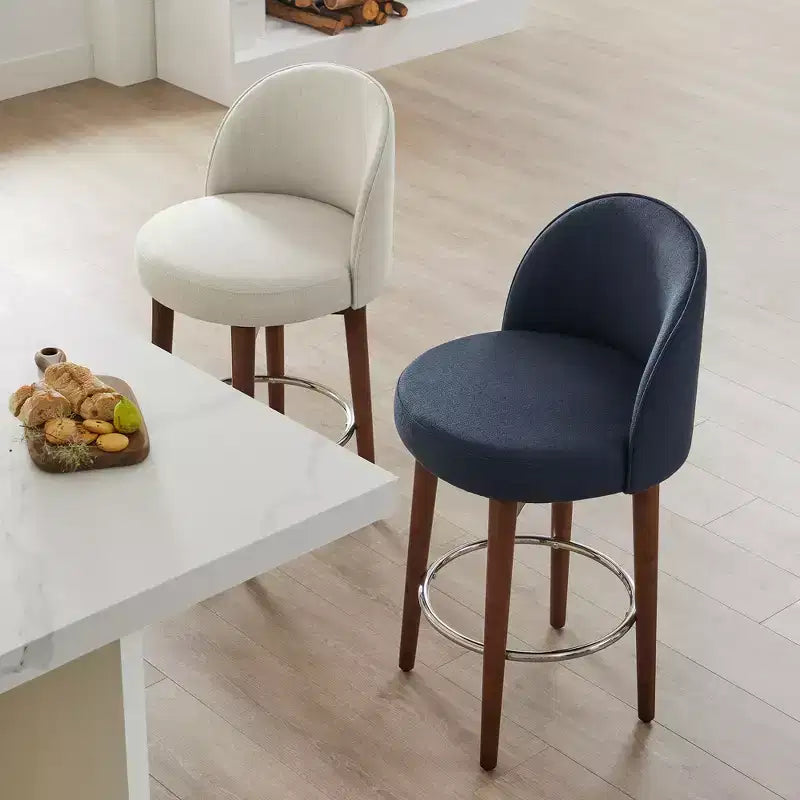 Spruce&Spring Lot de 2 tabourets de bar pivotants de 66 cm (hauteur comptoir)