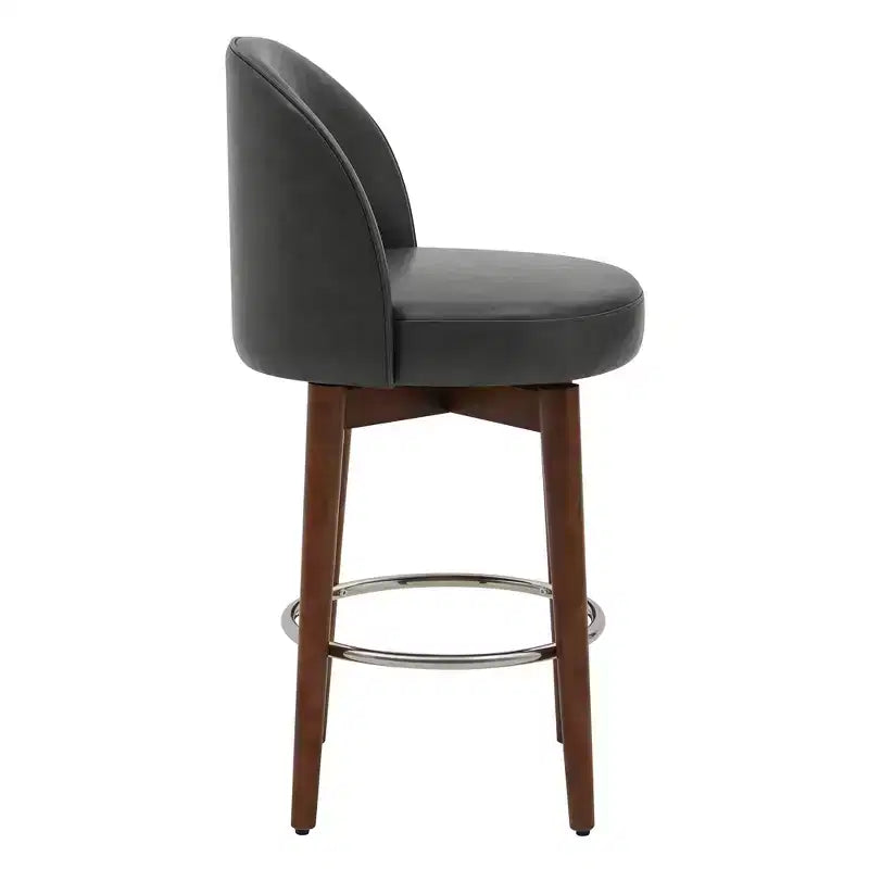 Spruce&Spring Lot de 2 tabourets de bar pivotants de 66 cm (hauteur comptoir)