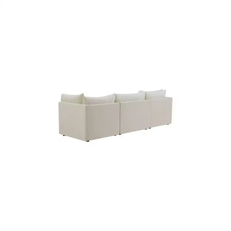 Meridian Furniture, Canapé modulable en velours Jacob