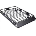 150LB Heavy Duty Roof Rack Basket, 66.1x39.4 Universal Roof Rack Cargo Carrier Basket Rooftop Luggage Holder Weather Resistant Top Mount Cargo Rack