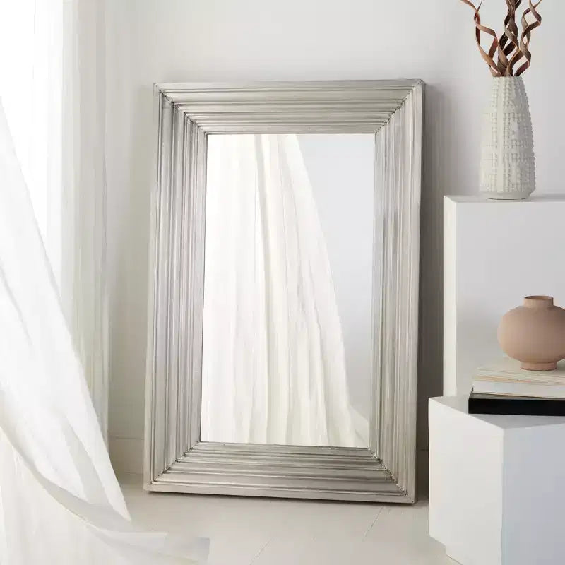 Miroir mural rectangulaire Kerry - 36 x 54 - CMI2003 - Argent - Safavieh
