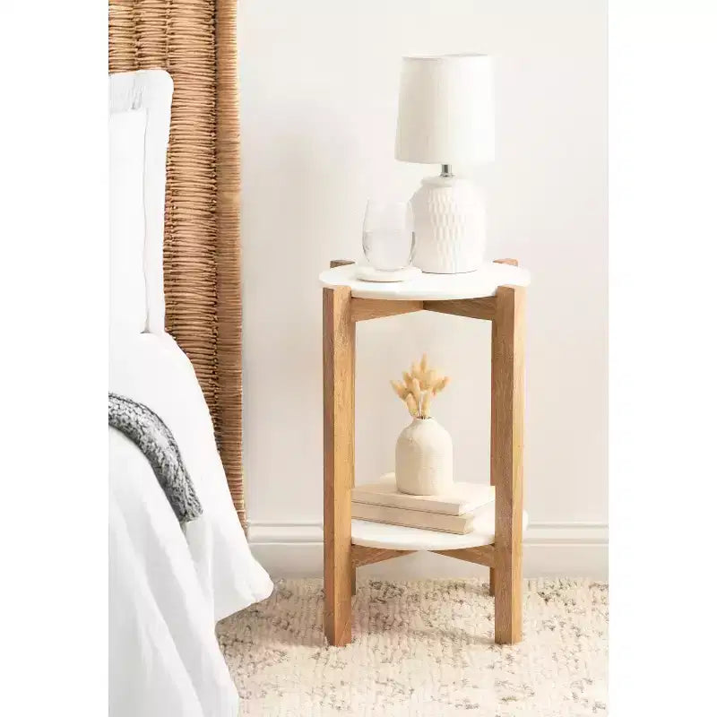 Table d'appoint ronde Moxley par Kate et Laurel