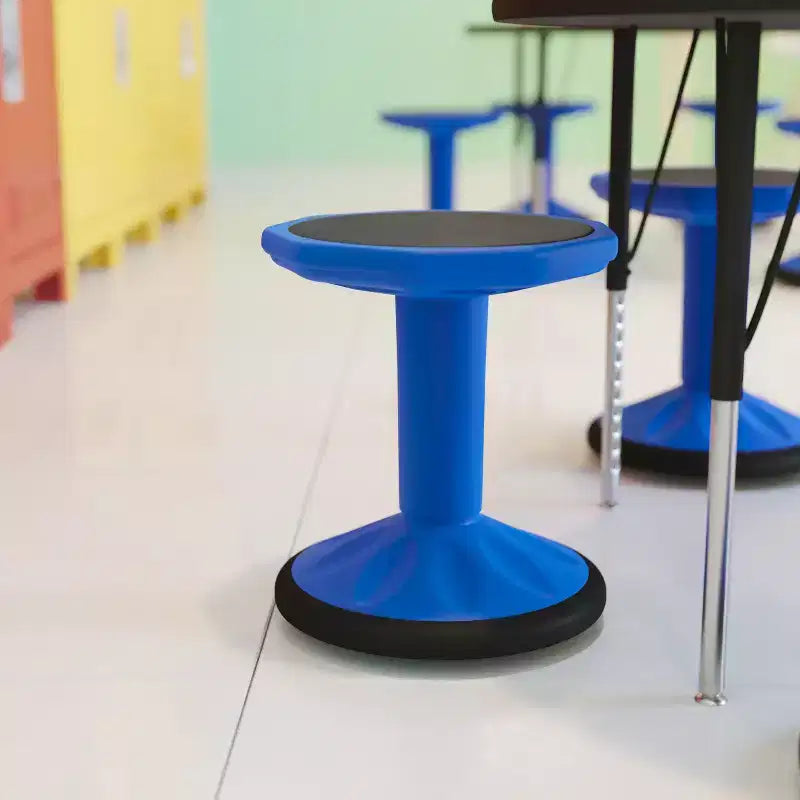 Flash Furniture Lucas Tabouret actif flexible à hauteur fixe pour enfant pour la salle de classe et la maison avec base antidérapante