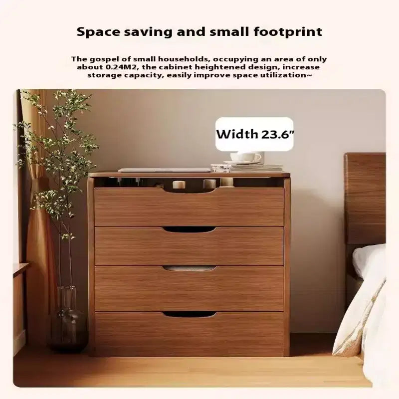 JVNOXK3 Coiffeuse 3 en 1 avec miroir escamotable, petite coiffeuse avec plateau en verre visible, coiffeuse compacte avec 3 tiroirs, Noyer