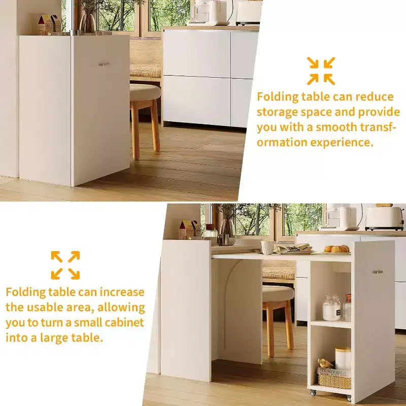 Bureau d'ordinateur pliant compact avec tiroir et étagères de rangement, petit bureau de télétravail pour l'étude, le jeu, la chambre d'étudiant et l'appartement