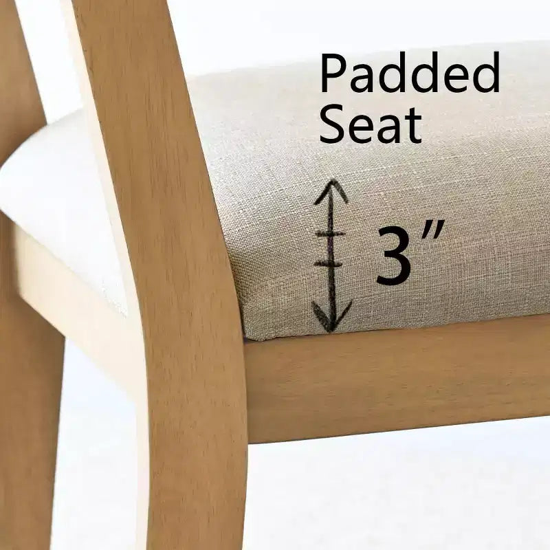Lot de 2 chaises de salle à manger sans accoudoirs, dossier en rotin tressé, cadre en bois – Noir / Naturel