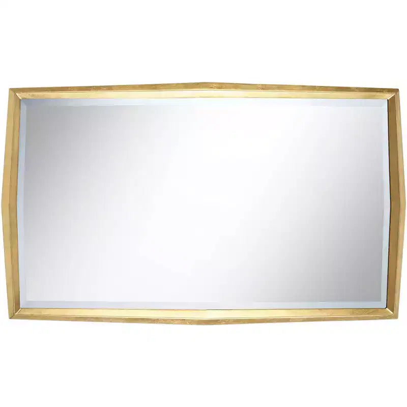 Miroir Mural Biseauté Uttermost Saratoga 24x40 avec Cadre Doré Chaud