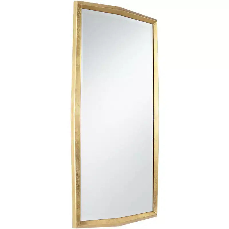 Miroir Mural Biseauté Uttermost Saratoga 24x40 avec Cadre Doré Chaud
