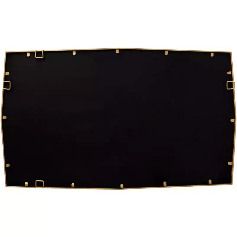 Miroir Mural Biseauté Uttermost Saratoga 24x40 avec Cadre Doré Chaud