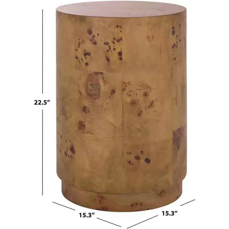 Table d'appoint carrée marron en bois – Table d'appoint individuelle