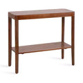 Kate and Laurel Talcott Wood Console Table, 36x14x33, Walnut Brown
