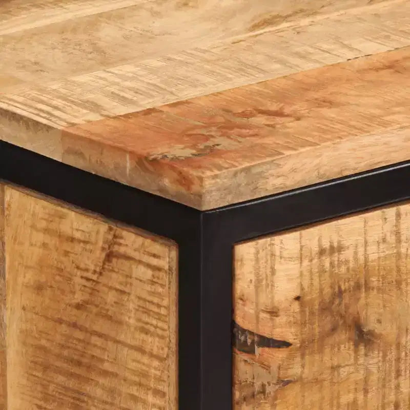 Table de chevet – Marron naturel, style traditionnel, 1 pièce