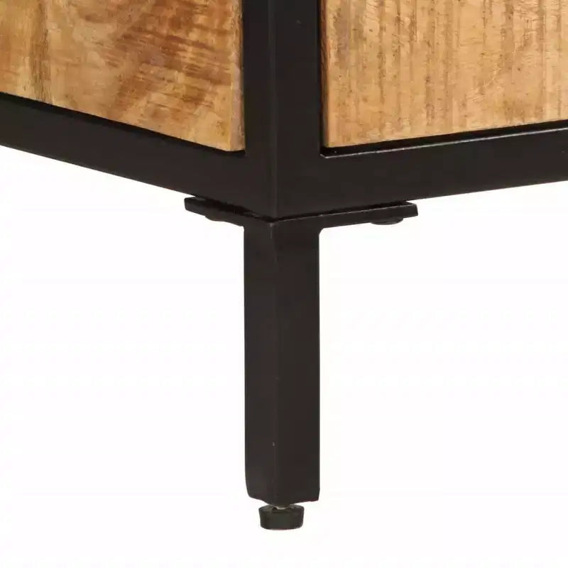Table de chevet – Marron naturel, style traditionnel, 1 pièce