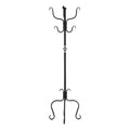 Clihome 74 Metal Freestanding Coat Rack 8 Hooks Hall Tree Entryway Bedroom