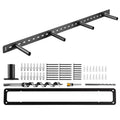 VEVOR Floating Shelf Bracket 1 Pack, 230 lbs/104 kg Weight Capacity, 43x6.2x1.5 inch / 1092.2x157.4x38.1 mm, Heavy Duty Hidden, Wall Mounting, Black