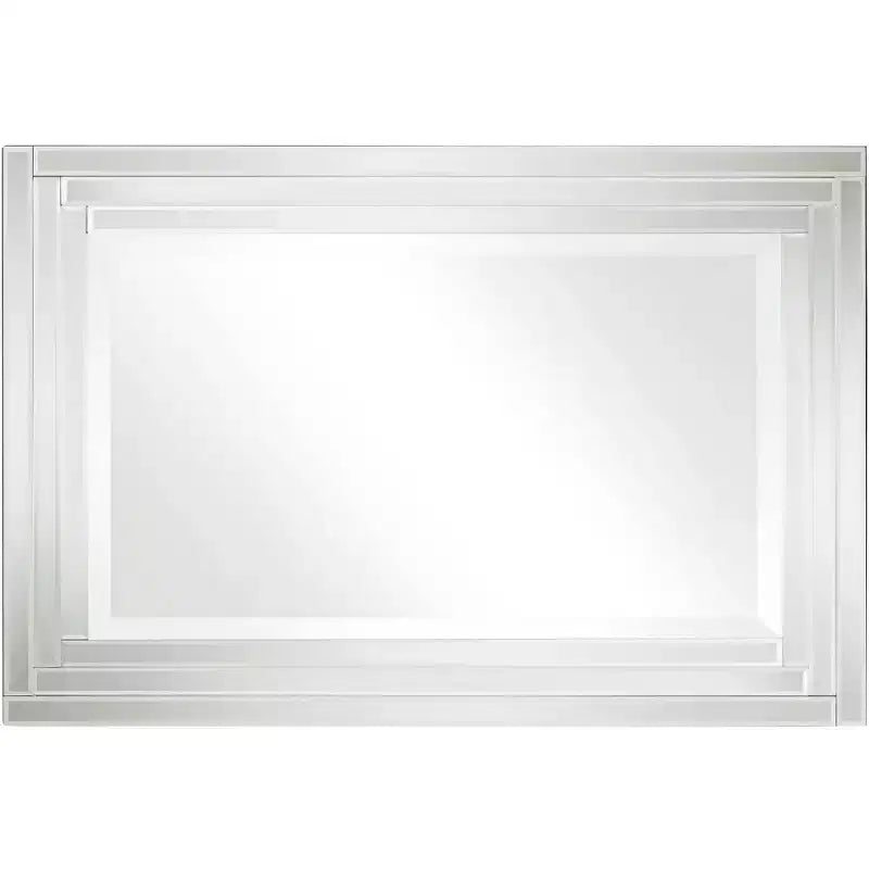 Lot de 2 miroirs muraux Uttermost Vedi en verre étagé 24 3/4 x 36 3/4